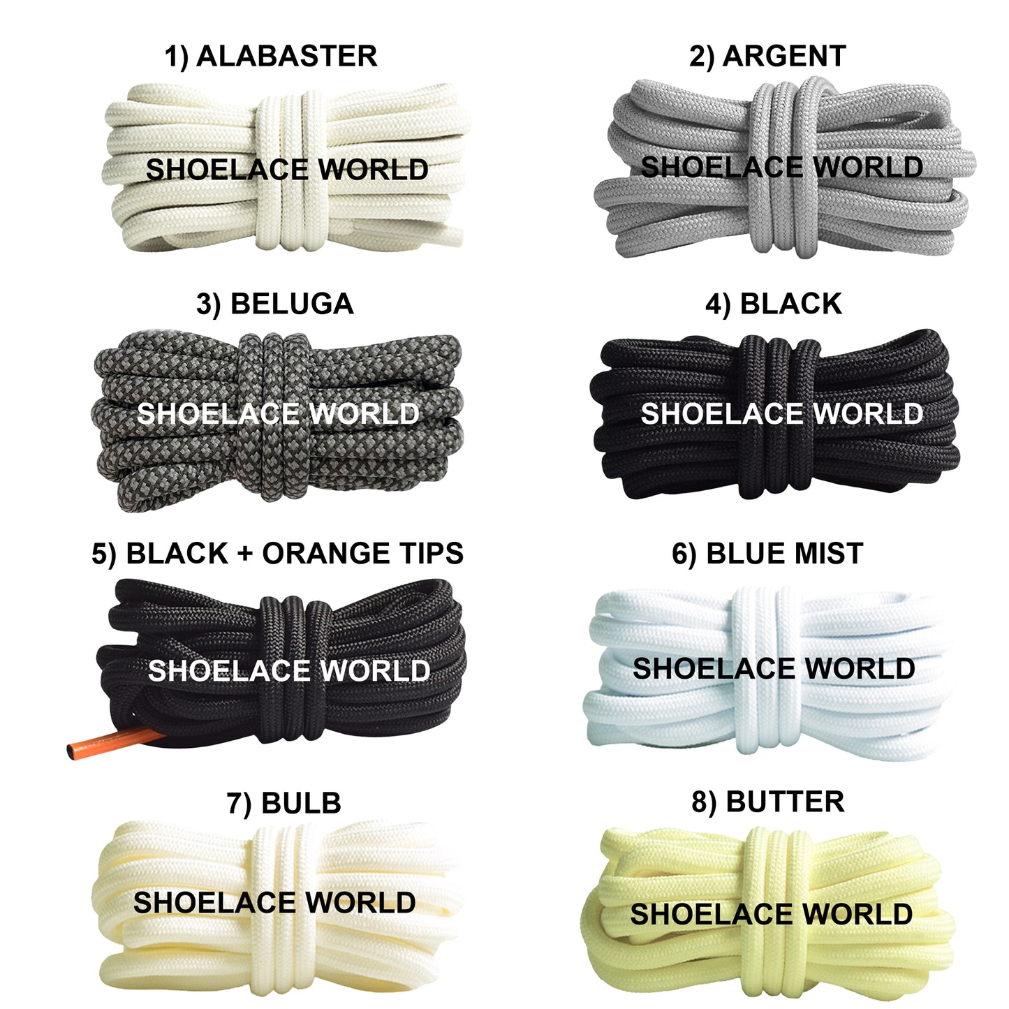 Premium Boost Rope Shoelaces