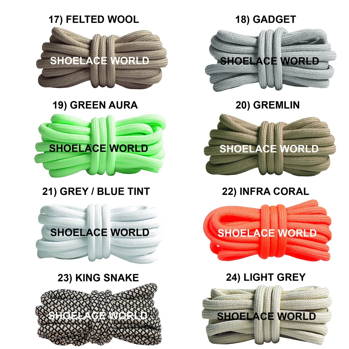 Premium Boost Rope Shoelaces