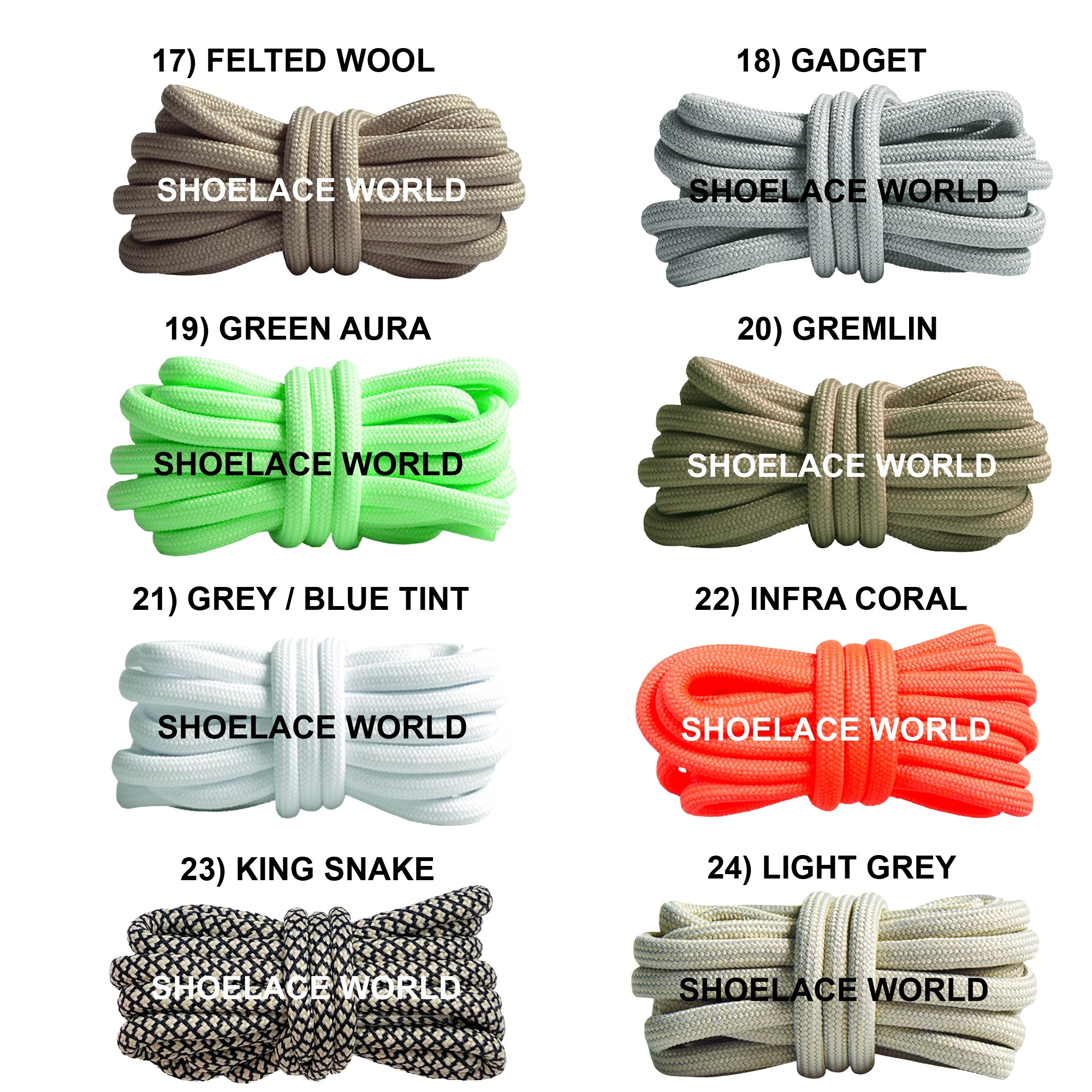 Premium Boost Rope Shoelaces