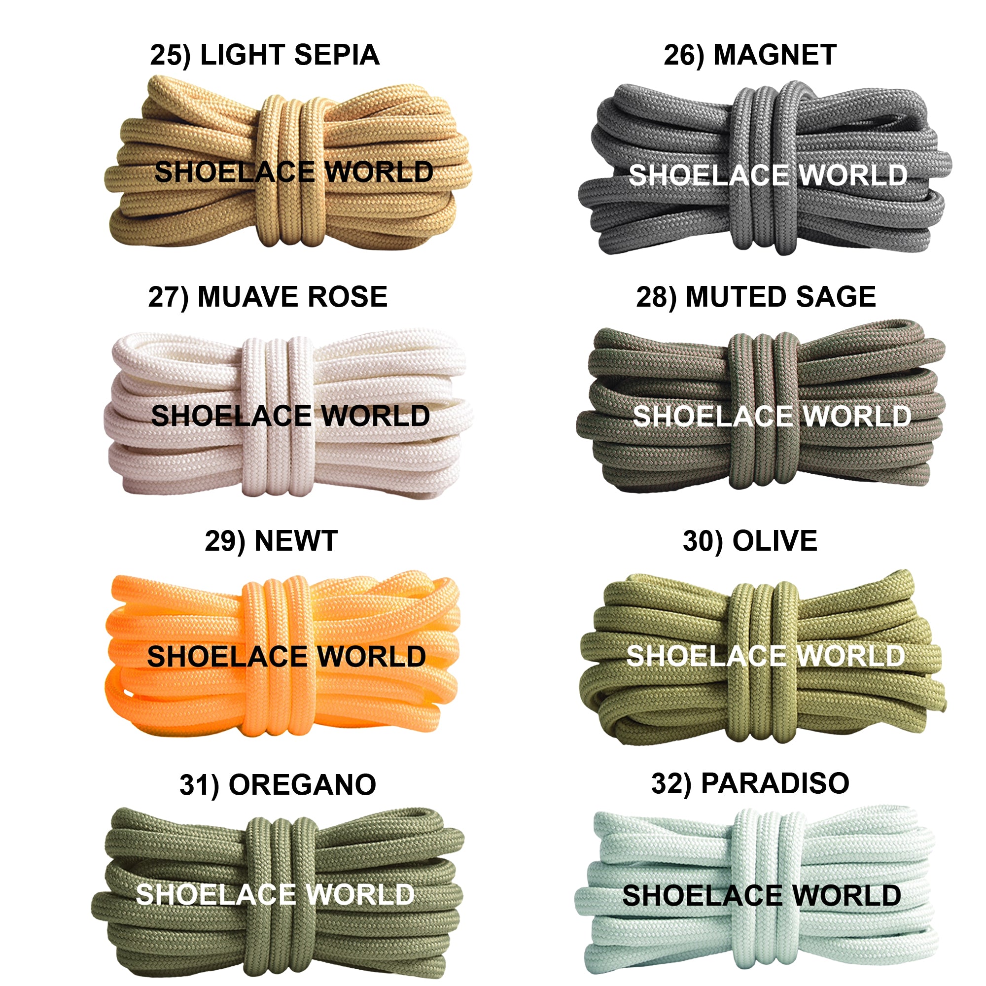 Premium Boost Rope Shoelaces