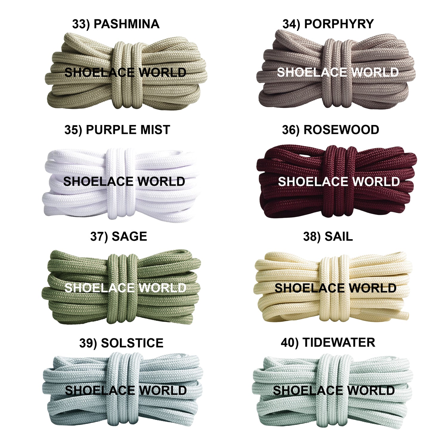 Premium Boost Rope Shoelaces