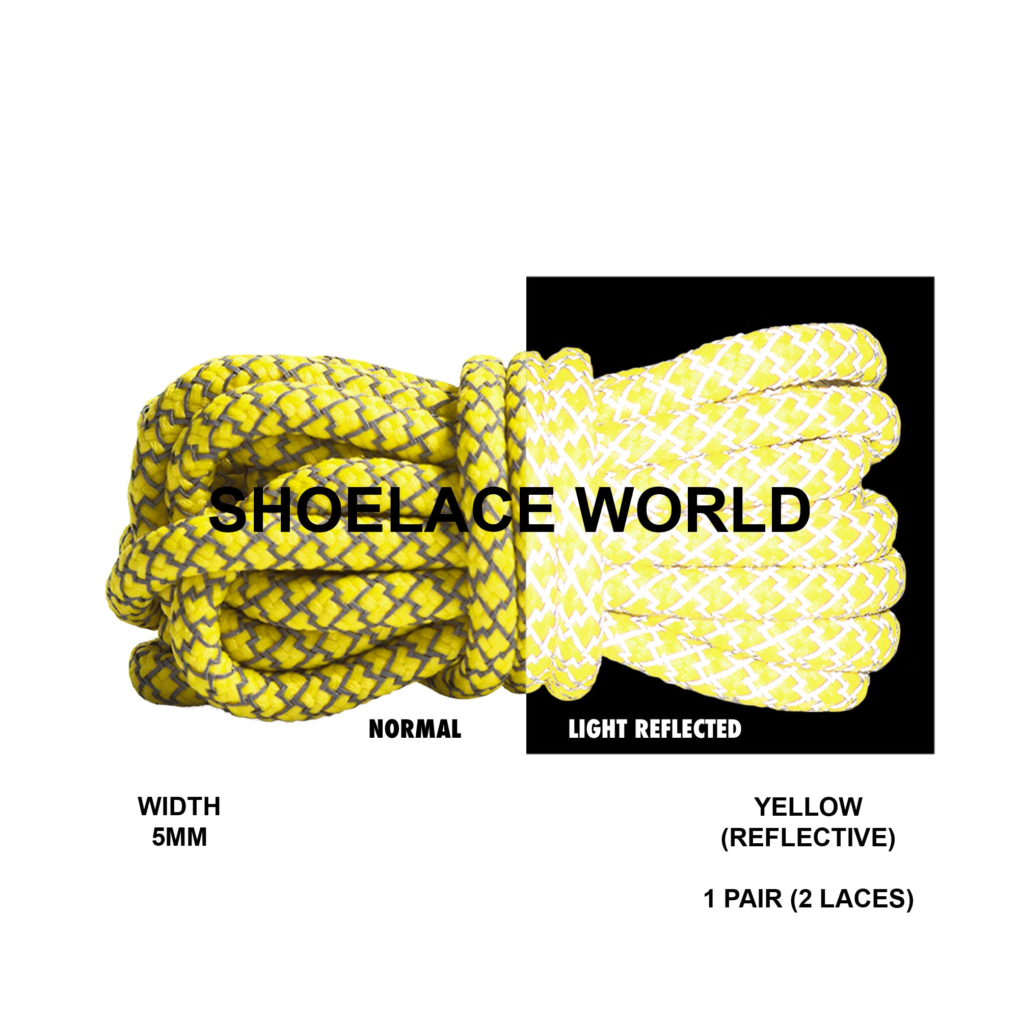 Reflective Rope Shoelaces