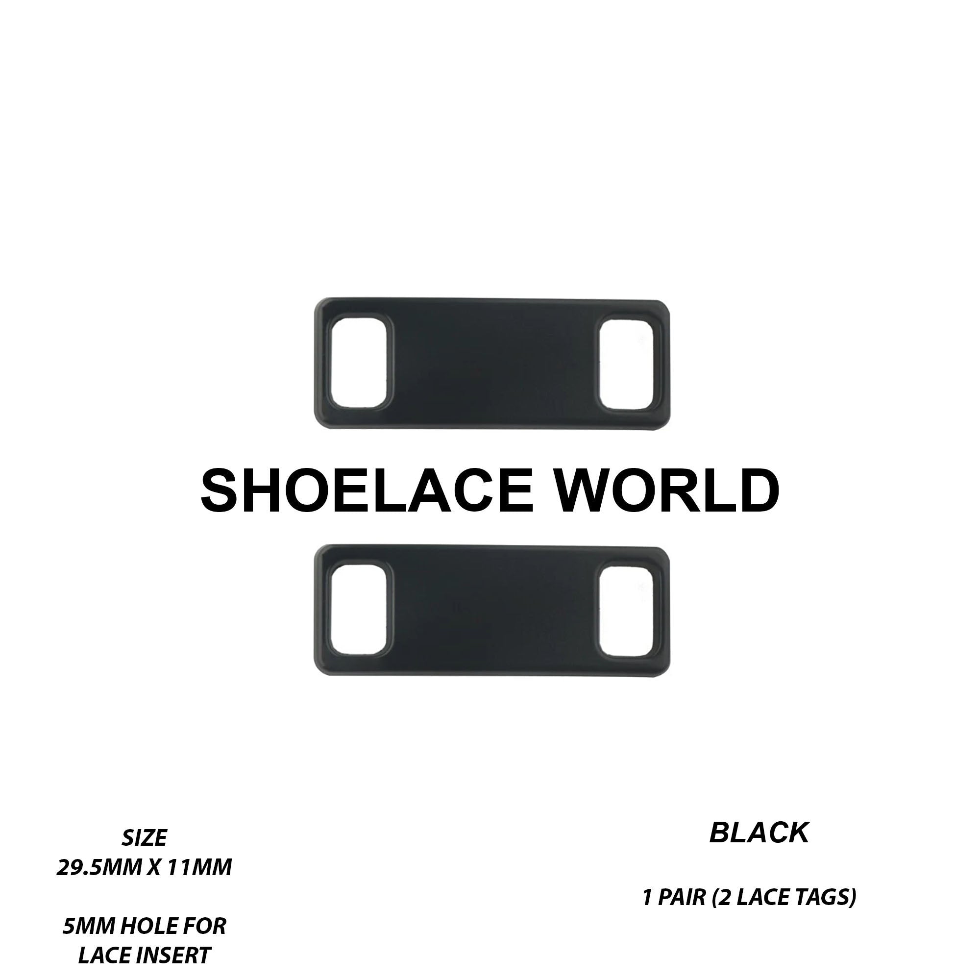 Metal Shoelace 1.25  Lace Tags