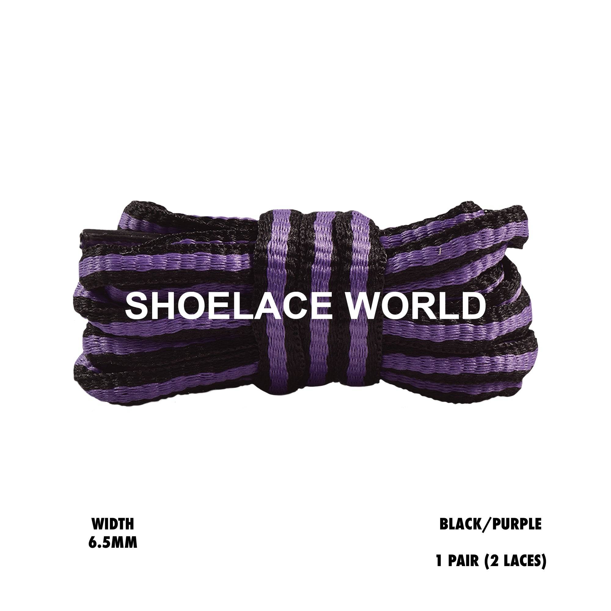 Multicolor Blurred Oval Shoelaces