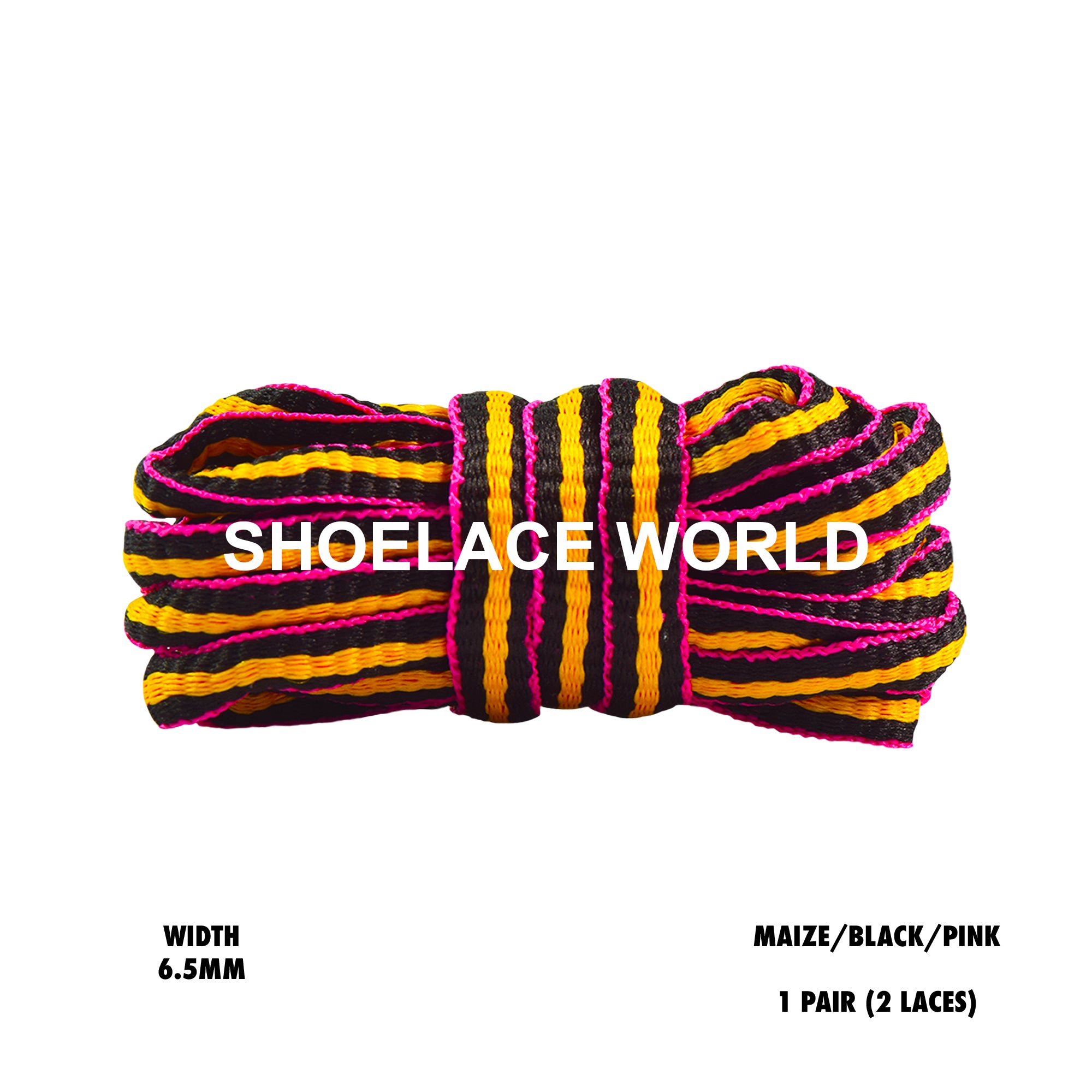 Multicolor Blurred Oval Shoelaces