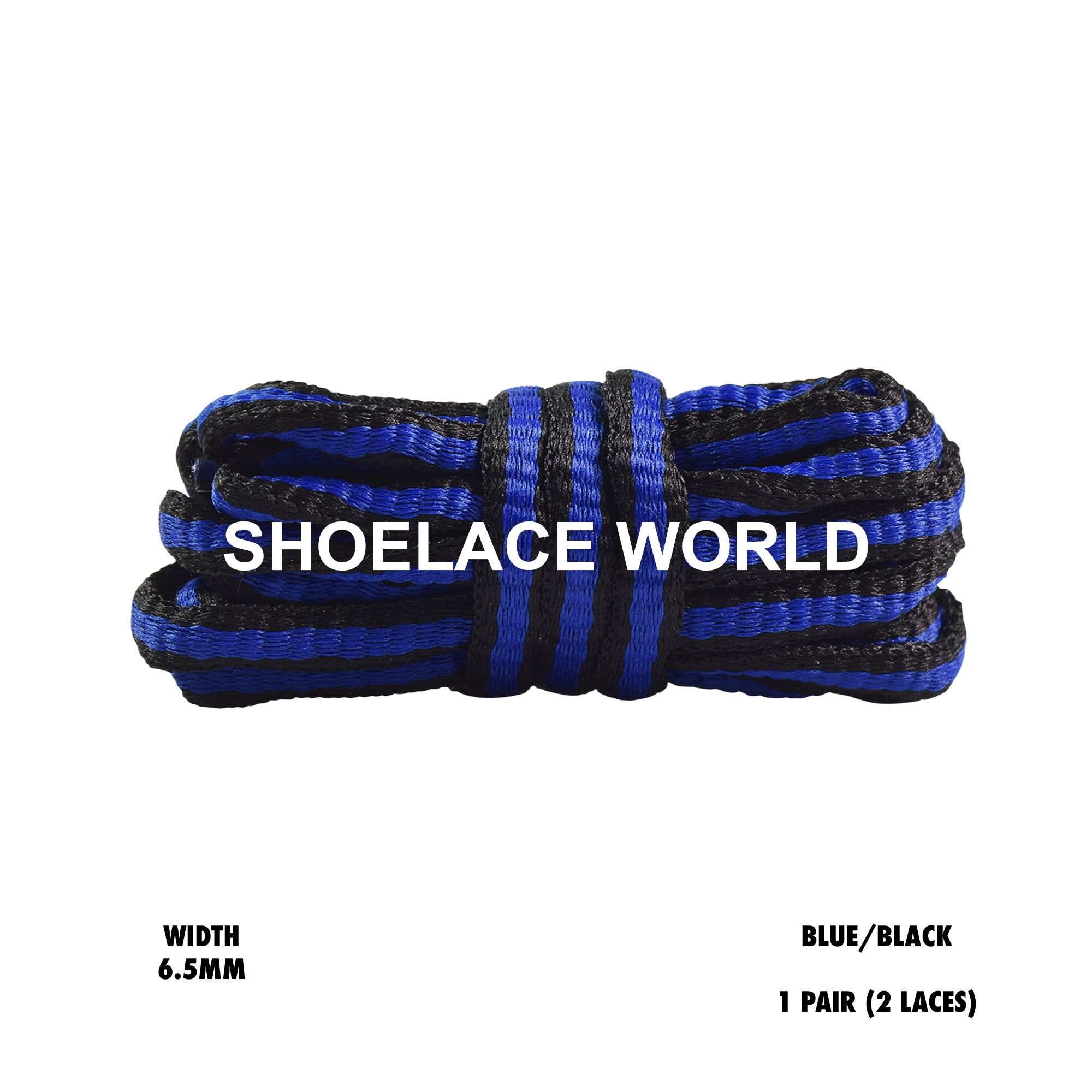 Multicolor Blurred Oval Shoelaces