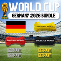 Germany 2026 World Cup Inspired Sneaker Accessory Bundles Flat Shoelaces German Dubraes Fifa Futbol Soccer Accessories