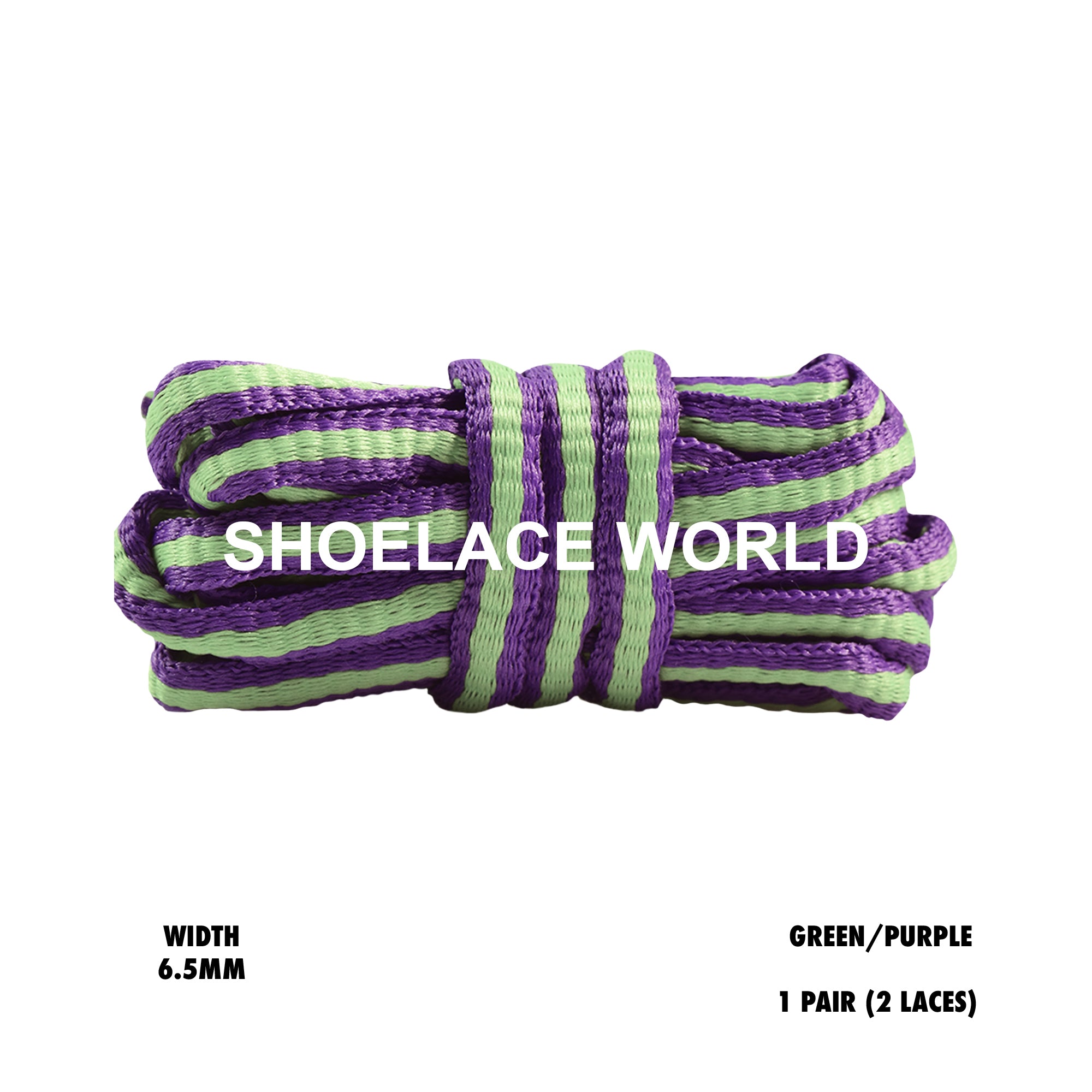 Multicolor Blurred Oval Shoelaces
