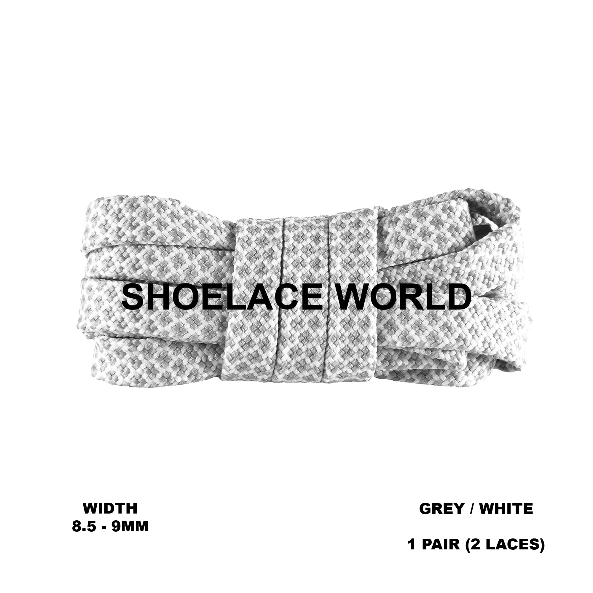 Flat Dual Tone Pattern Shoelaces