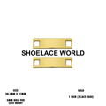 Metal Shoelace 1.5 Lace Tags