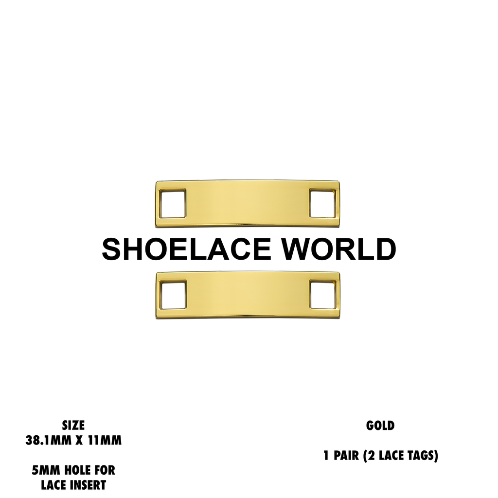 Metal Shoelace 1.5 Lace Tags