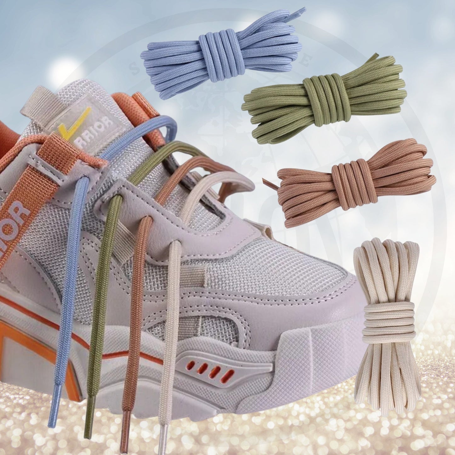 Pop Color Rope New 2024 Shoelaces 3/16 Inch 350 Cute Replacement Round Awesome Laces Ships Out From The USA Next Day