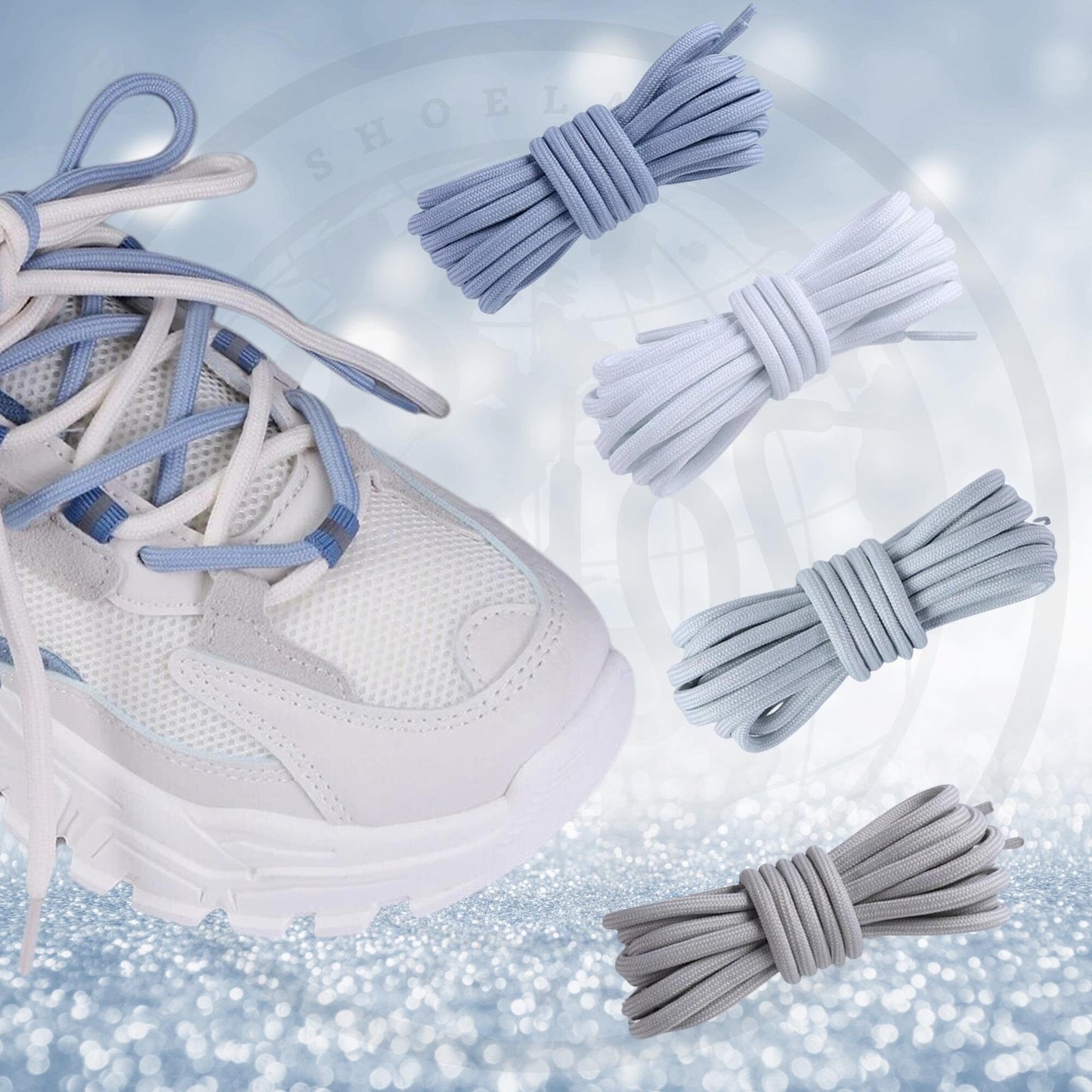 Pop Color Rope New 2024 Shoelaces 3/16 Inch 350 Cute Replacement Round Awesome Laces Ships Out From The USA Next Day