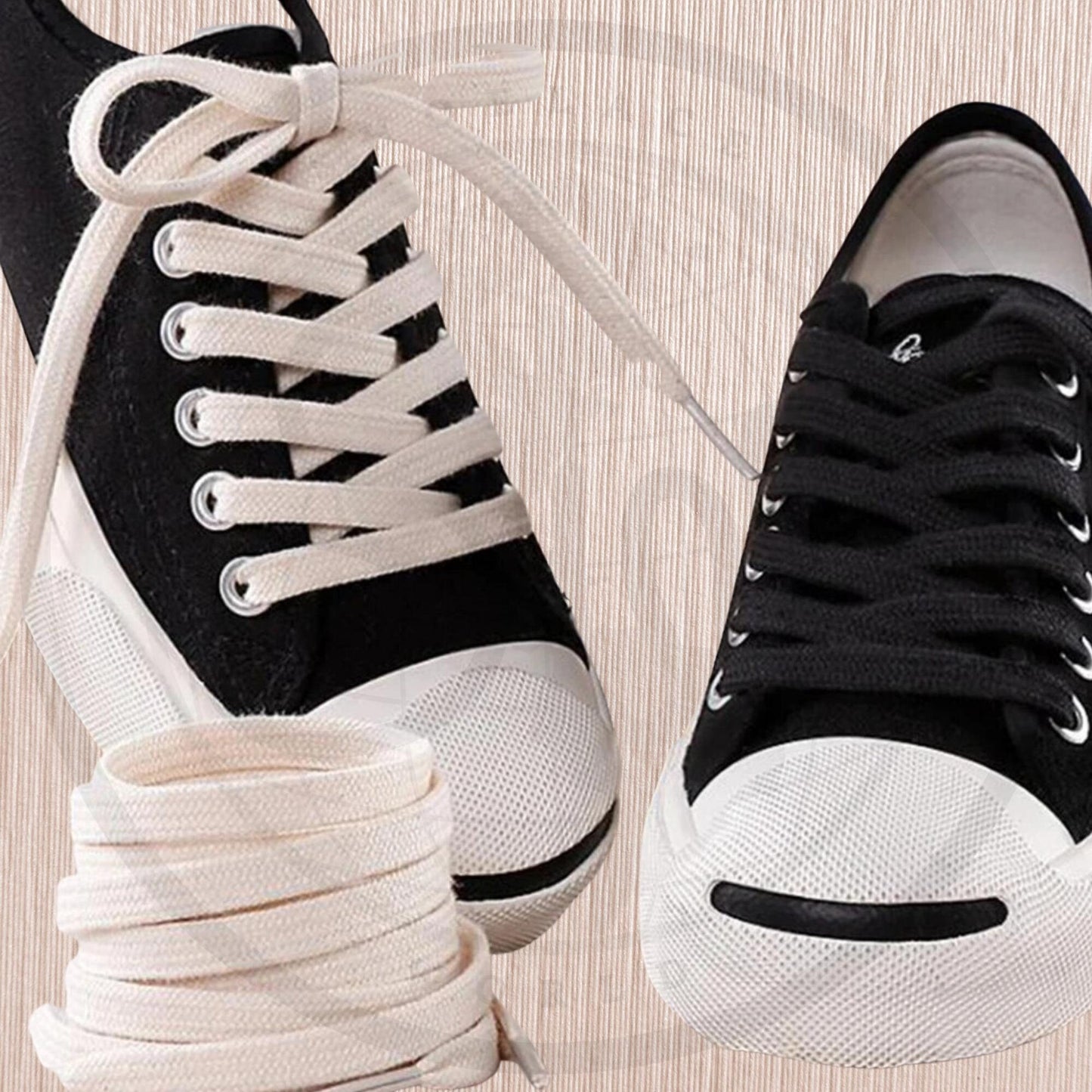 Soft Cotton Comfortable Flat Shoelaces Cute Durable Laces Fast Shipping From The USA Next Day Beautiful Gifts His Hers