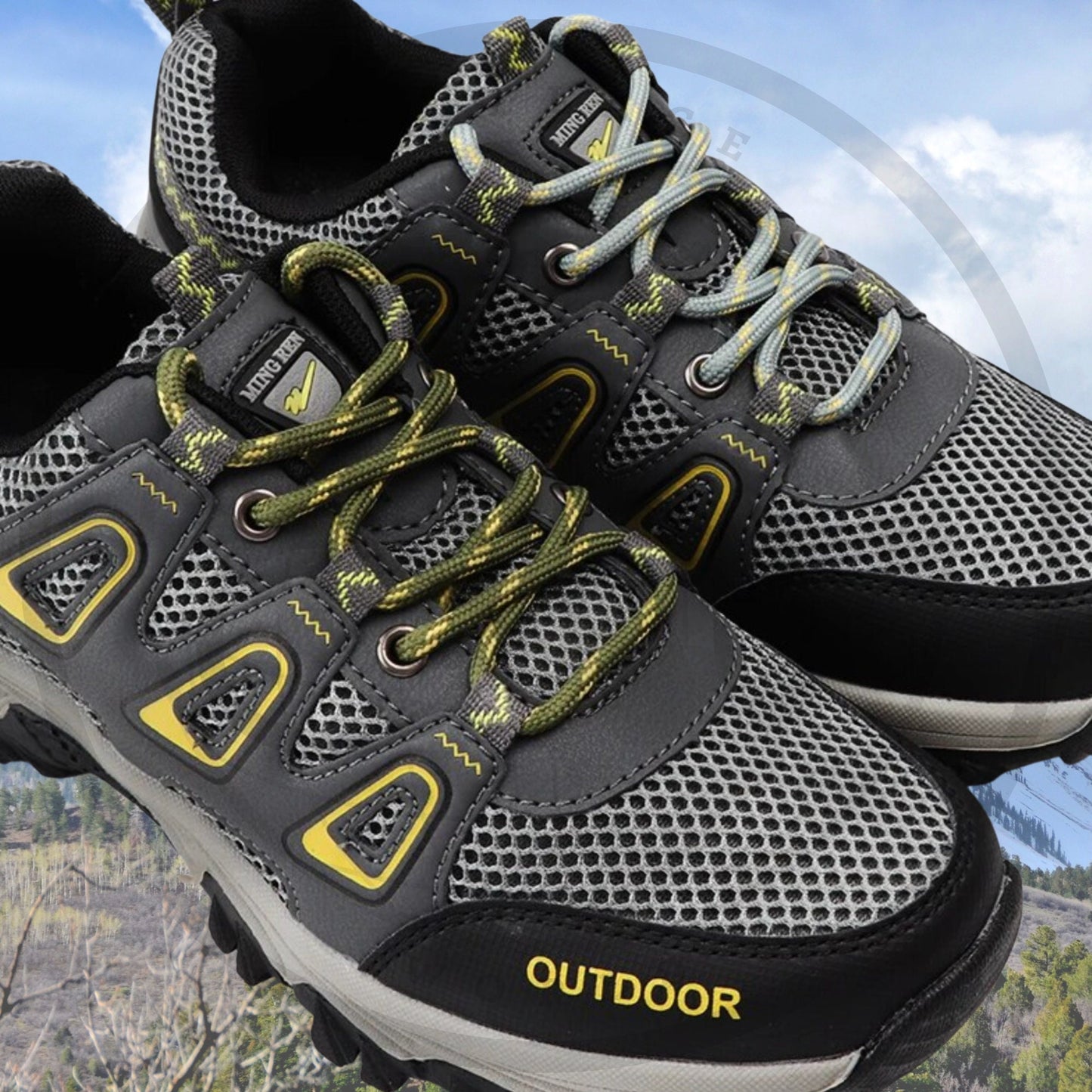 Black / Volt Rope Round Shoelaces 3/16 Inch 5-5.25mm For Boot Hiking Jogging Trekking Durable Laces Ships Out From The USA Next Day