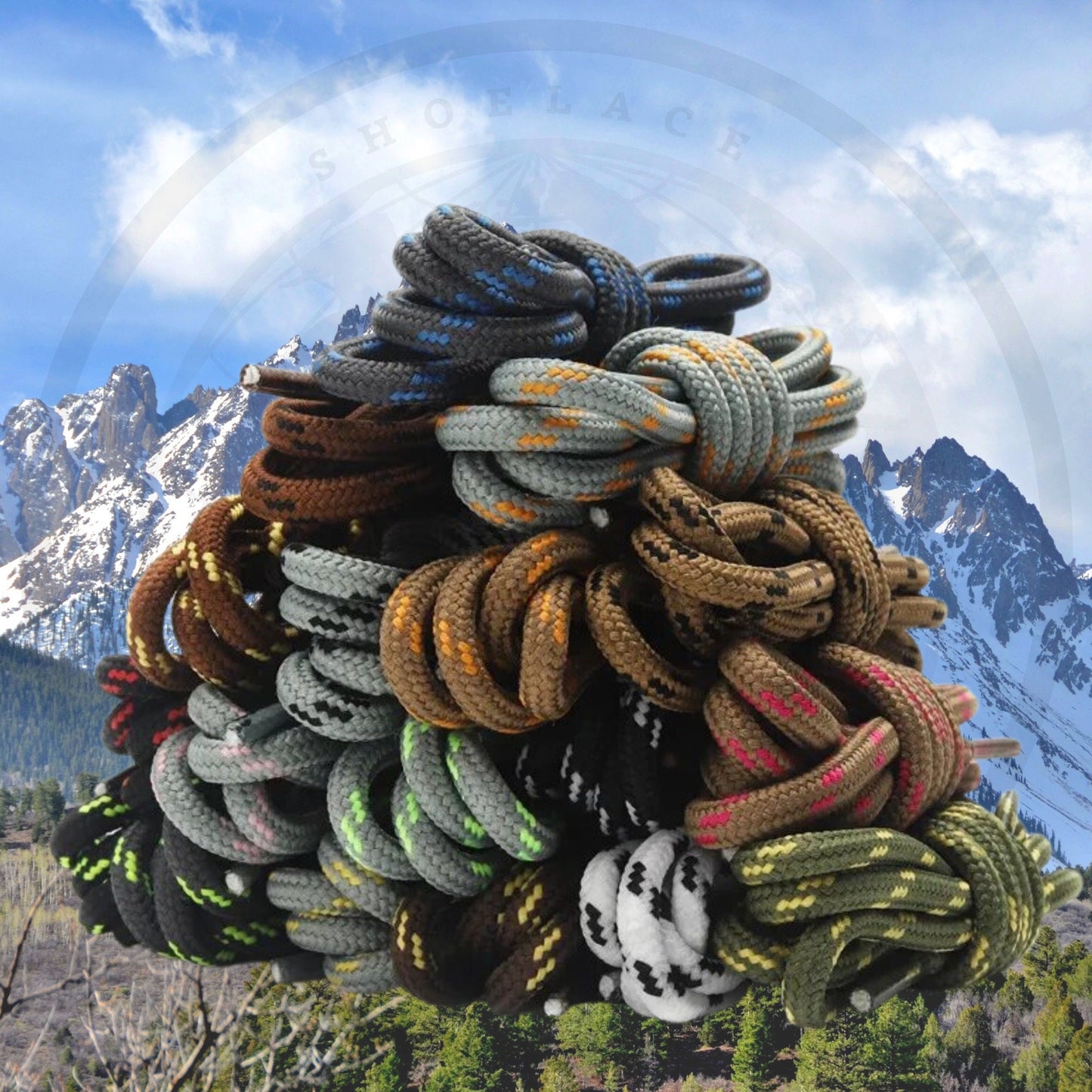 Rope Boot New Hiking 2025 Shoelaces 3/16 Inch Durable Replacement Rugged Round Stylish Awesome Laces Ships Out From The USA Next Day