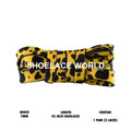 Cheetah Print Flat Shoelaces