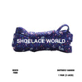 Butterfly Garden Print Flat Shoelaces