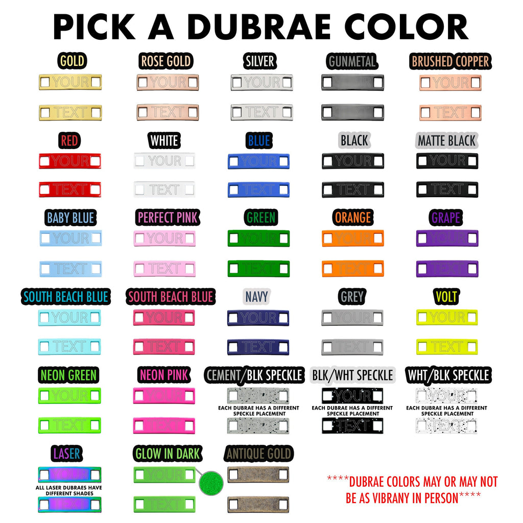 Personalized Metal Shoelace Tags Metal Premium Dubraes