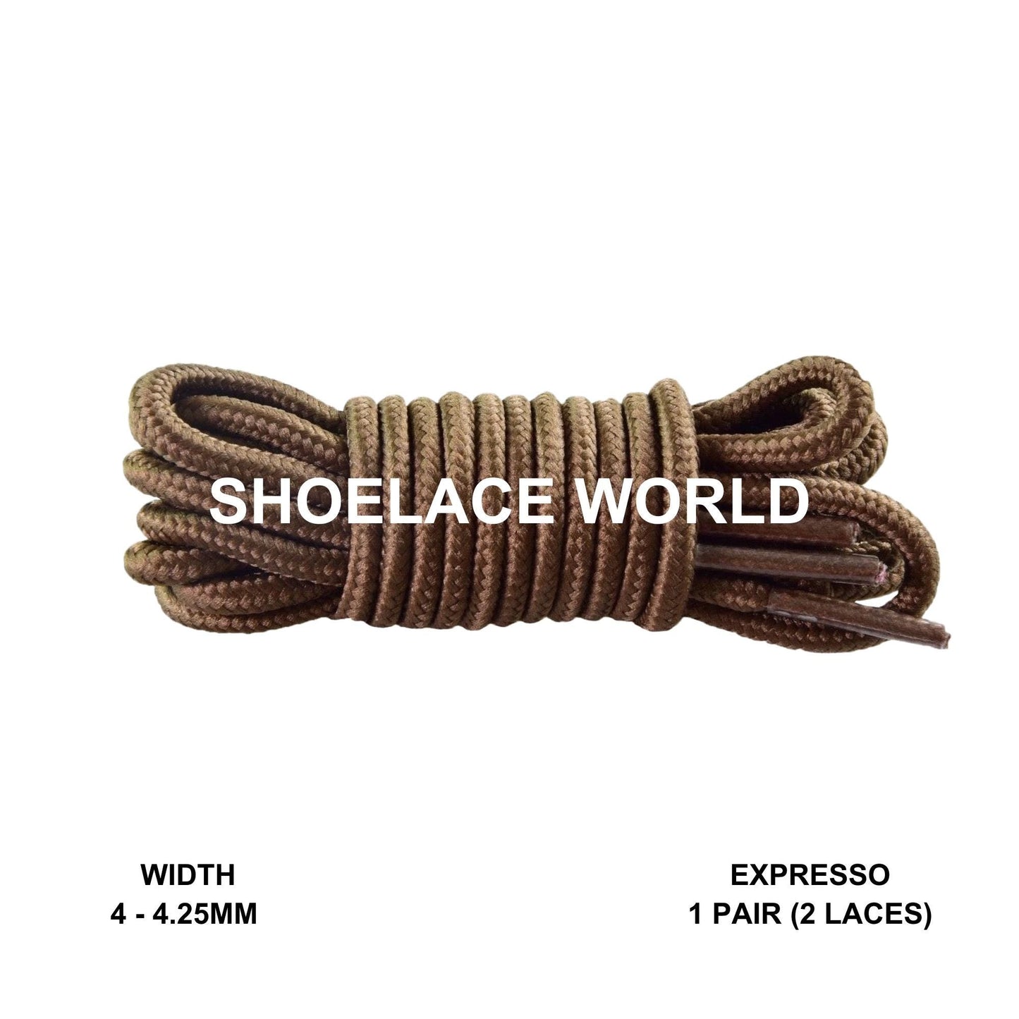 Expresso Thin Round Shoelaces 4mm - 4.25mm Classic Colorful Laces Ships Out From The USA Next Day