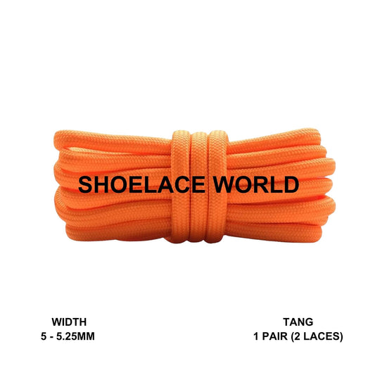 Tang Classic Rope Shoelaces 5mm - 5.25mm Classic Colorful Laces Ships Out From The USA Next Day