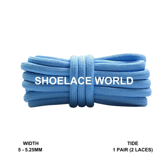 Tide Classic Rope Shoelaces 5mm - 5.25mm Classic Colorful Laces Ships Out From The USA Next Day