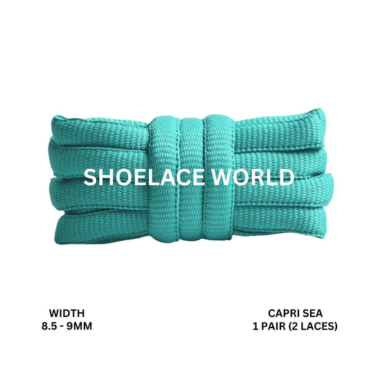 Capri Sea Premium Thick Oval Shoelaces 8.5-9mm Compatible SB Replacement Dunk Laces Ships Out From The USA Next Day