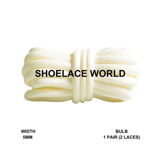 Bulb Premium Rope 47 Inch Shoelaces 5mm Compatible 350 Replacement Colorful Laces Ships Out From The USA Next Day