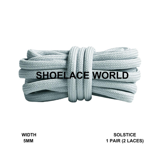 Solstice Premium Rope 47 Inch Shoelaces 5mm Compatible 350 Replacement Colorful Laces Ships Out From The USA Next Day