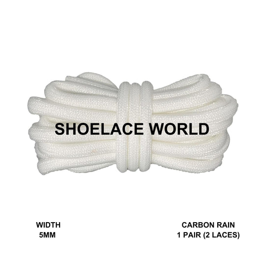 Carbon Rain Premium Rope 47 Inch Shoelaces 5mm Compatible 350 Replacement Colorful Laces Ships Out From The USA Next Day