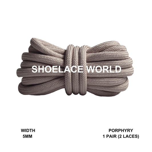 Porphyry Premium Rope 47 Inch Shoelaces 5mm Compatible 350 Replacement Colorful Laces Ships Out From The USA Next Day