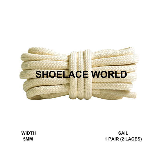 Sail Premium Rope 47 Inch Shoelaces 5mm Compatible 350 Replacement Colorful Laces Ships Out From The USA Next Day