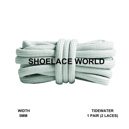 Tidewater Premium Rope 47 Inch Shoelaces 5mm Compatible 350 Replacement Colorful Laces Ships Out From The USA Next Day