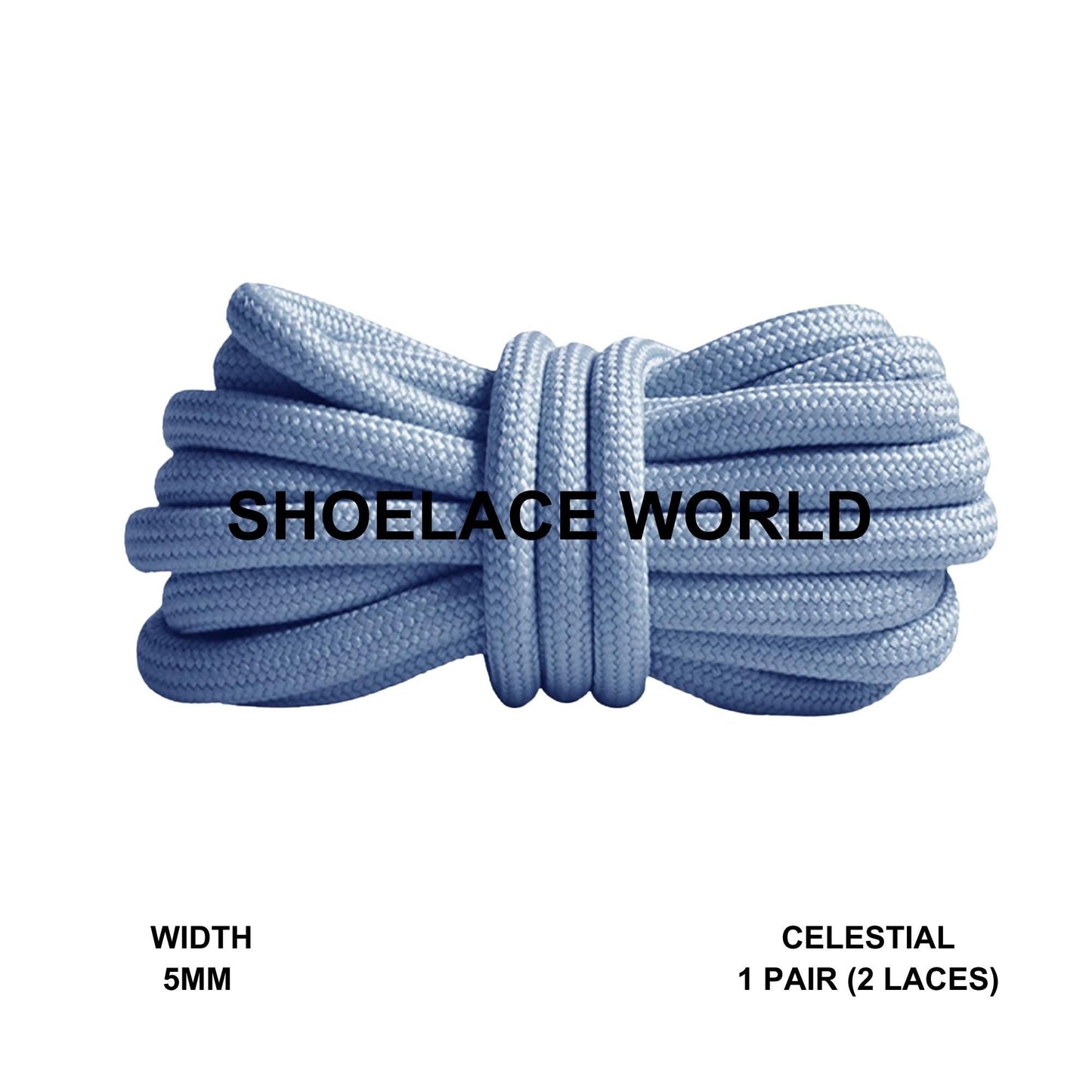 Celestial Premium Rope 47 Inch Shoelaces 5mm Compatible 350 Replacement Colorful Laces Ships Out From The USA Next Day