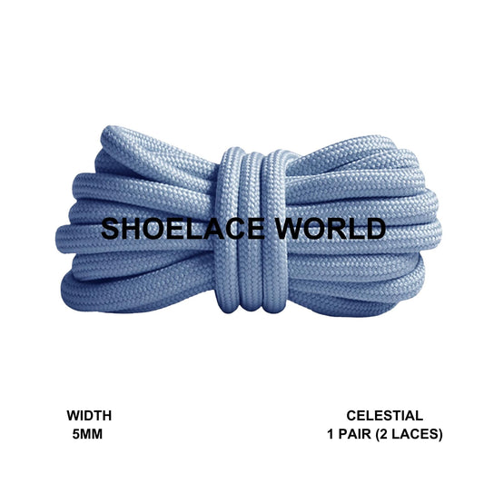 Celestial Premium Rope 47 Inch Shoelaces 5mm Compatible 350 Replacement Colorful Laces Ships Out From The USA Next Day
