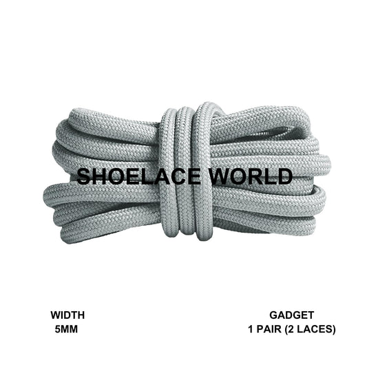 Gadget Premium Rope 47 Inch Shoelaces 5mm Compatible 350 Replacement Colorful Laces Ships Out From The USA Next Day