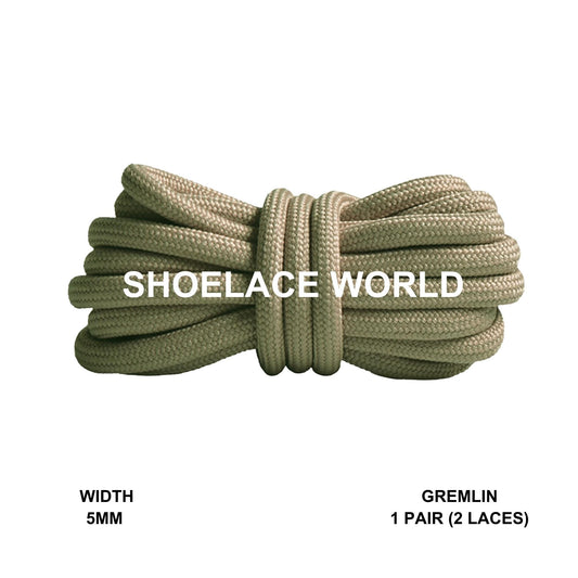 Gremlin Premium Rope 47 Inch Shoelaces 5mm Compatible 350 Replacement Colorful Laces Ships Out From The USA Next Day