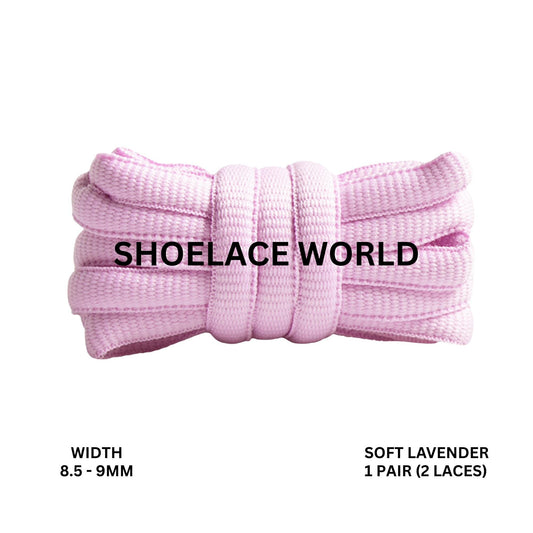Soft Lavender  Premium Thick Oval Shoelaces 8.5-9mm Compatible SB Replacement Dunk Laces Ships Out From The USA Next Day