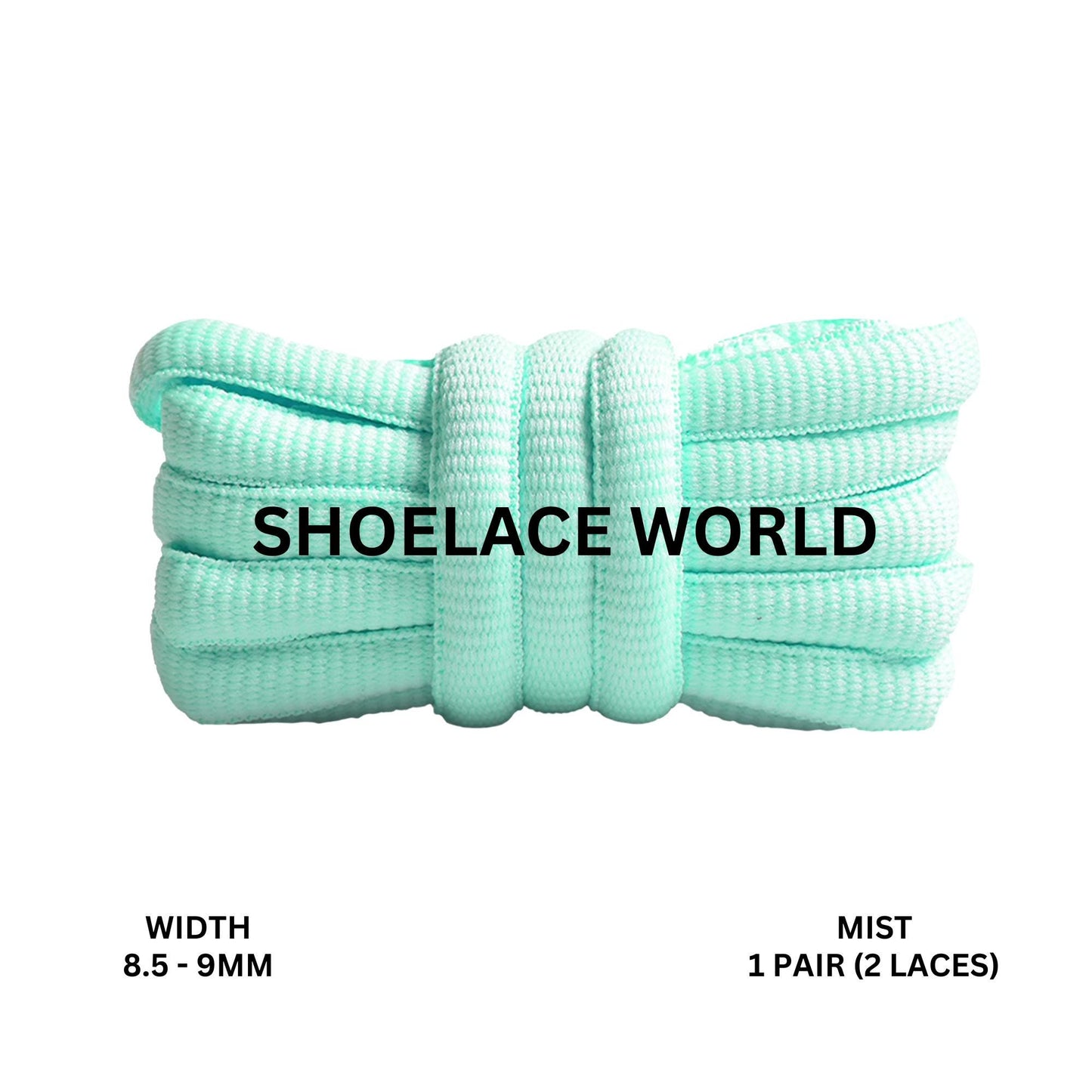 Mist Premium Thick Oval Shoelaces 8.5-9mm Compatible SB Replacement Dunk Laces Ships Out From The USA Next Day