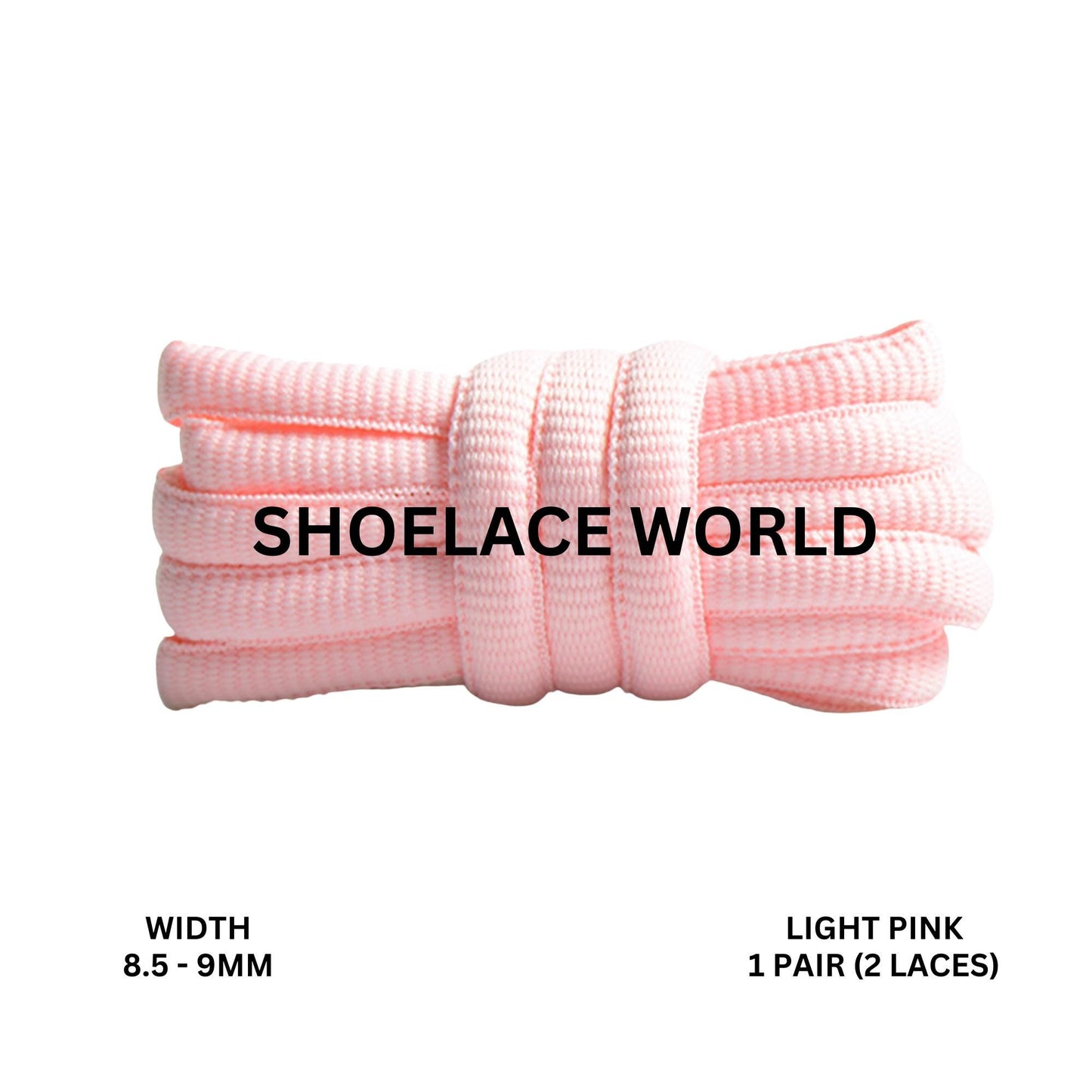 Light Pink Premium Thick Oval Shoelaces 8.5-9mm Compatible SB Replacement Dunk Laces Ships Out From The USA Next Day