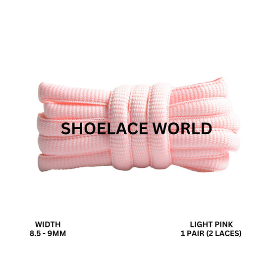 Light Pink Premium Thick Oval Shoelaces 8.5-9mm Compatible SB Replacement Dunk Laces Ships Out From The USA Next Day