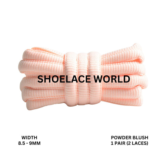 Powder Blush Premium Thick Oval Shoelaces 8.5-9mm Compatible SB Replacement Dunk Laces Ships Out From The USA Next Day