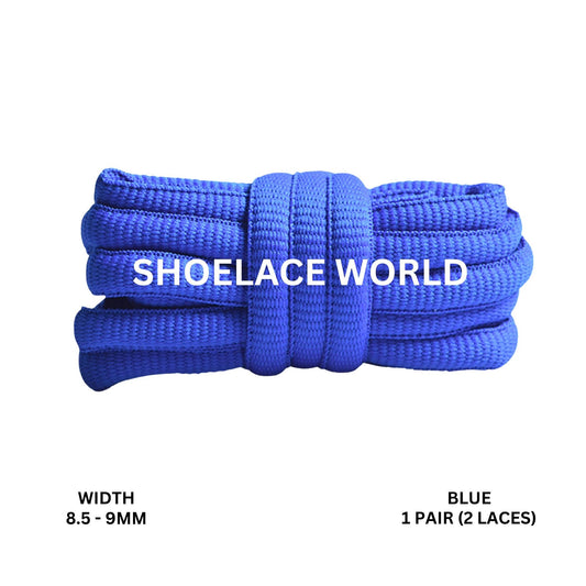 Blue Premium Thick Oval Shoelaces 8.5-9mm Compatible SB Replacement Dunk Laces Ships Out From The USA Next Day
