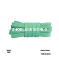 Pastel Green Double Layer Premium Flat Shoelaces