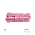 Pastel Pink Double Layer Premium Flat Shoelaces