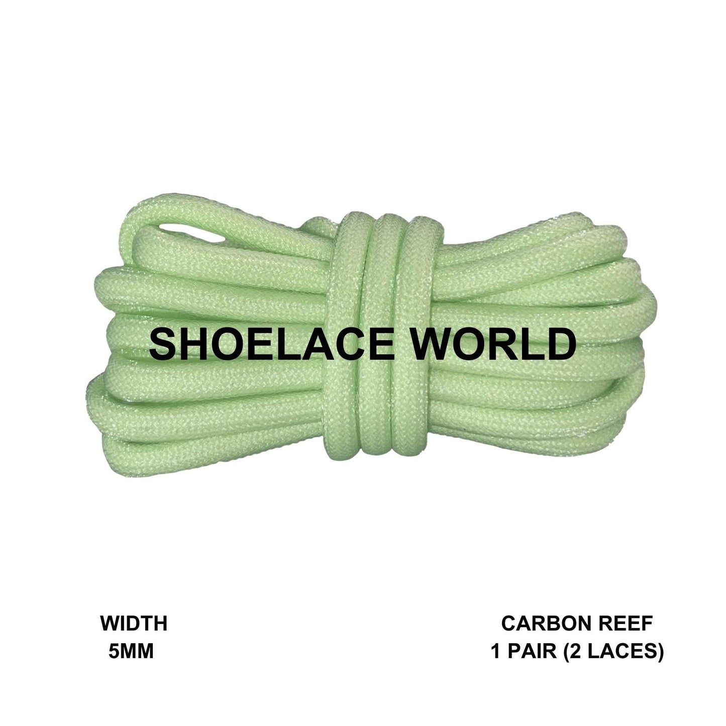 Carbon Reef Premium Rope 47 Inch Shoelaces 5mm Compatible 350 Replacement Colorful Laces Ships Out From The USA Next Day