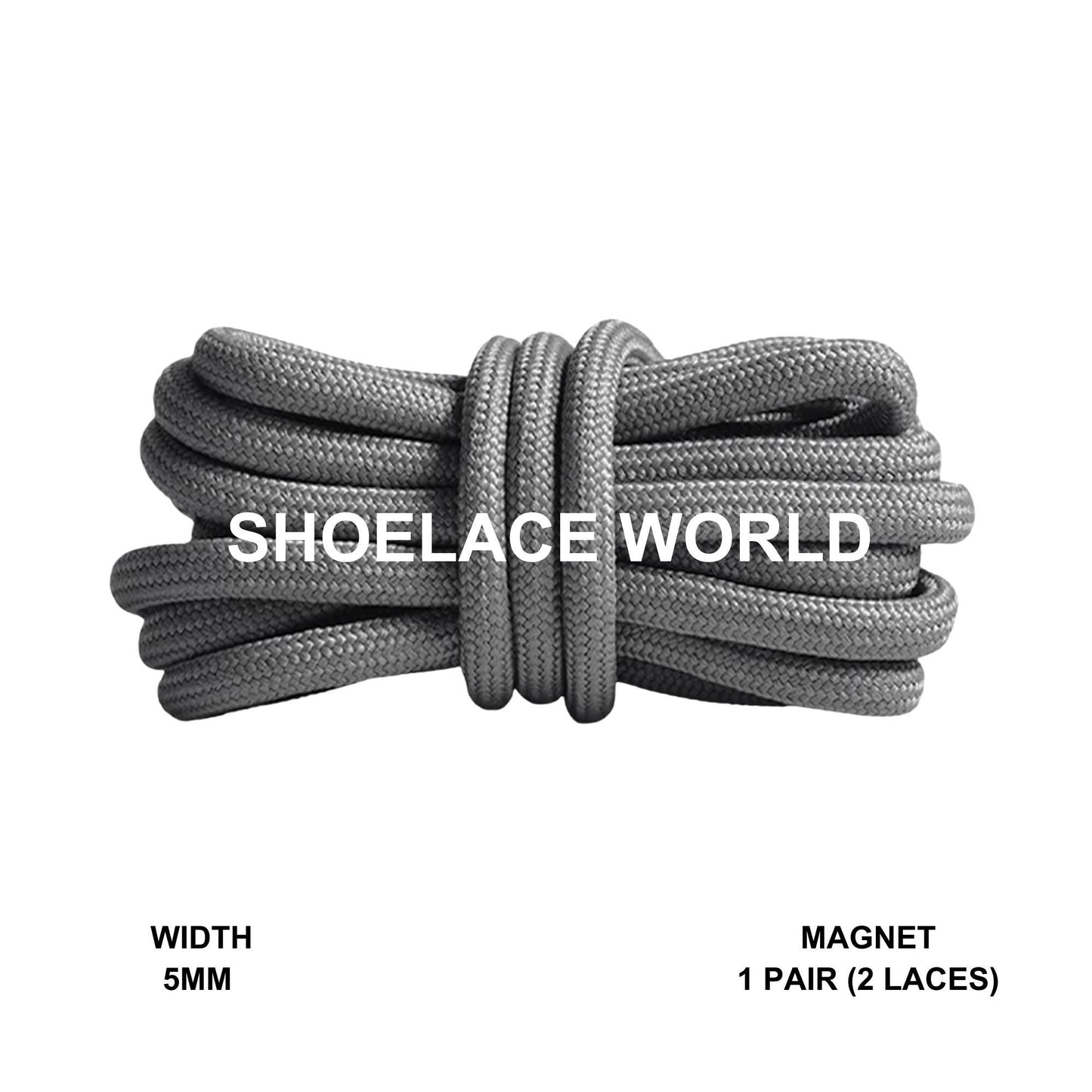Magnet Premium Rope 47 Inch Shoelaces 5mm Compatible 350 Replacement Colorful Laces Ships Out From The USA Next Day