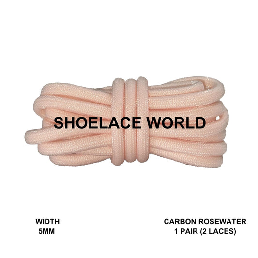 Carbon Rosewater Premium Rope 47 Inch Shoelaces 5mm Compatible 350 Replacement Colorful Laces Ships Out From The USA Next Day