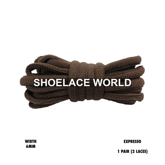 Expresso Classic Oval Shoelaces 6mm Laces Ships Out From The USA Next Day