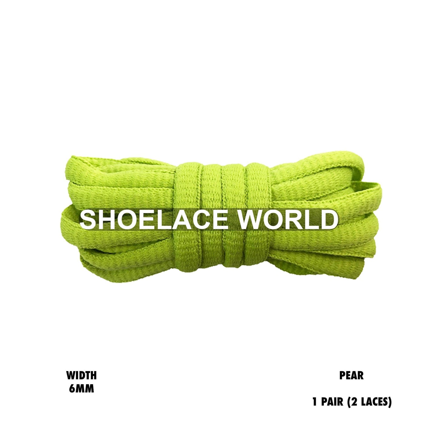 Pear Classic Oval Shoelaces 6mm Laces Ships Out From The USA Next Day